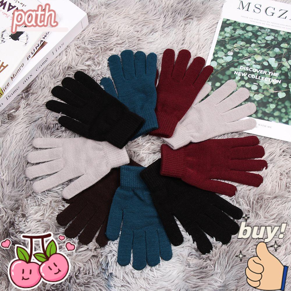 PATH Toàn Bộ Găng Tay Hở Ngón Giữ Ấm Mùa Đông Cho Nữ