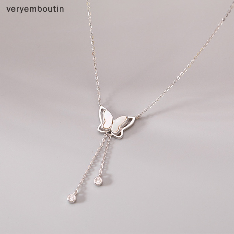 Vòng cổ Mặt Hình Bướm Lấp Lánh Thời Trang Cho Nữ