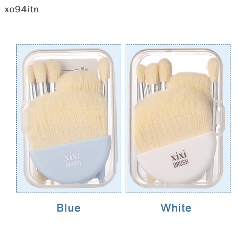 Set 6 Cọ Trang Điểm Lông Mềm Kèm Hộp Đựng Tiện Lợi Cho Nữ