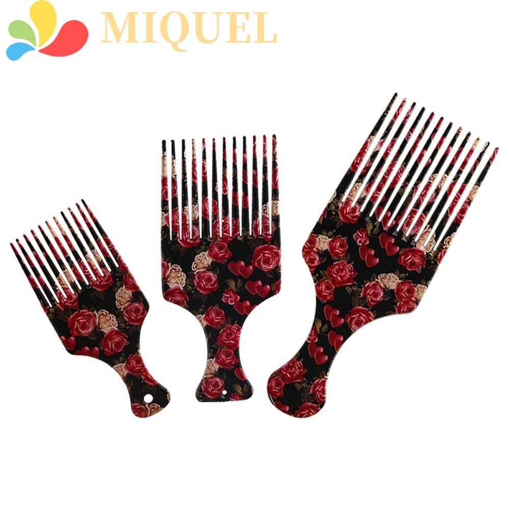 Lược Chải Tóc Mát Xa Da Đầu Bằng Nhựa Chống Tĩnh Điện Răng Thưa Tiện Dụng Cho Thợ Cắt Tóc