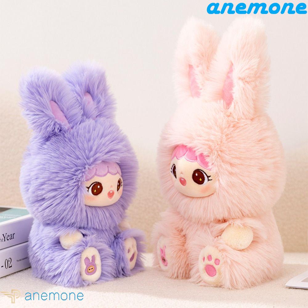 ANEMONE Thỏ Nhồi Bông Dáng Dài Mềm Mại Trang Trí Nhà Cửa