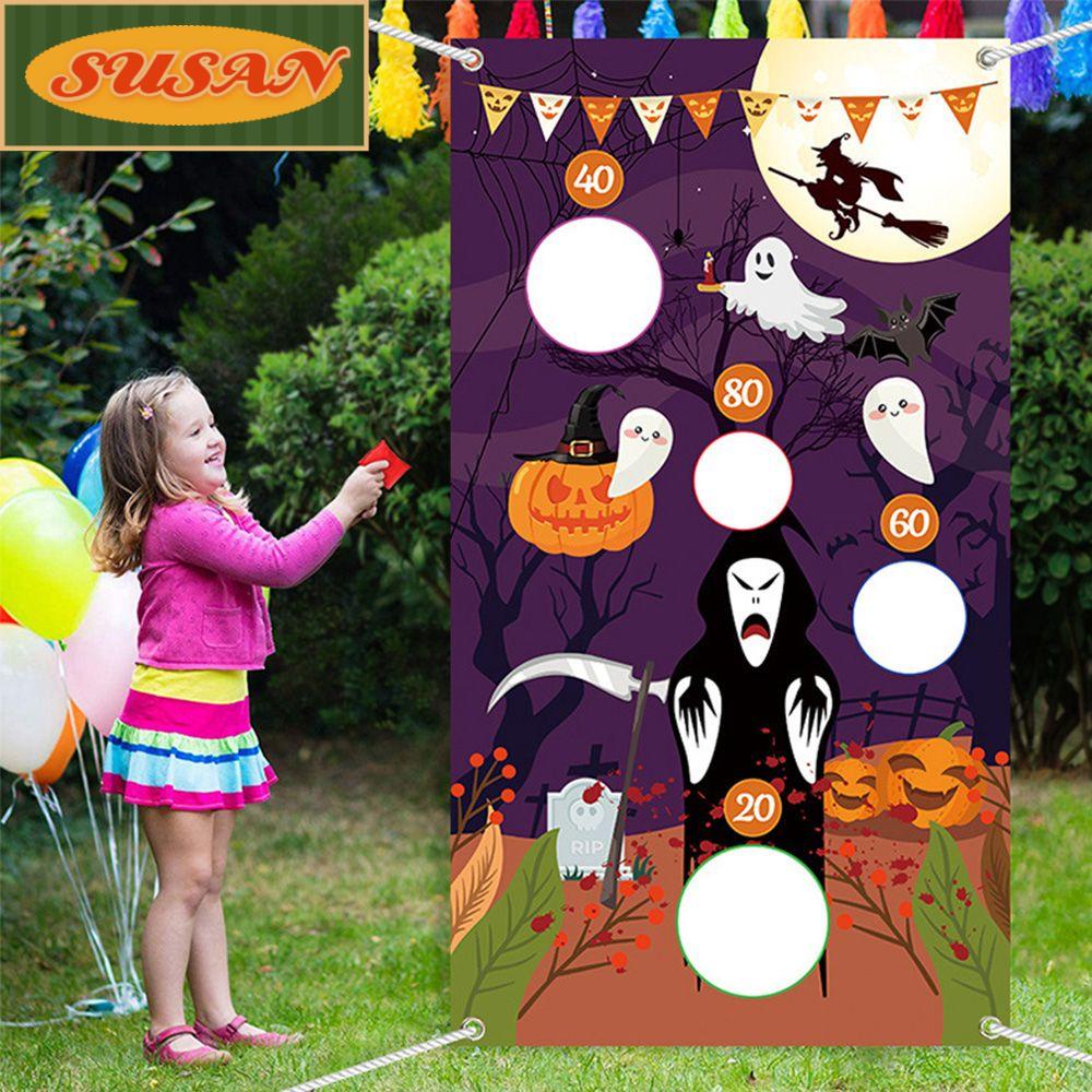 SUSANS Băng Rôn Hình Ma Giả Để Ném Vào Dịp Halloween Cho Người Lớn Và Trẻ Em