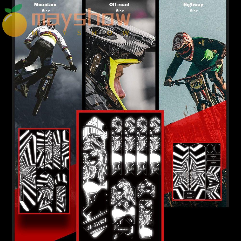 MAYSHOW Miếng Dán 3D Bảo Vệ Khung Xe Đạp Chống Trầy Xước Có Thể Tháo Rời