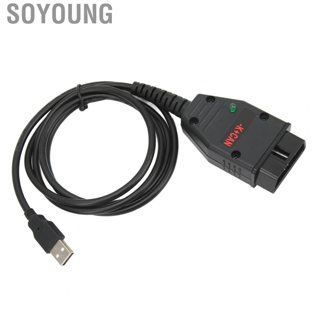 Soyoung K CAN Commander Diagnostic Cable  1.4 Version Multifunction OBD2 High Accuracy Durable ABS for Car