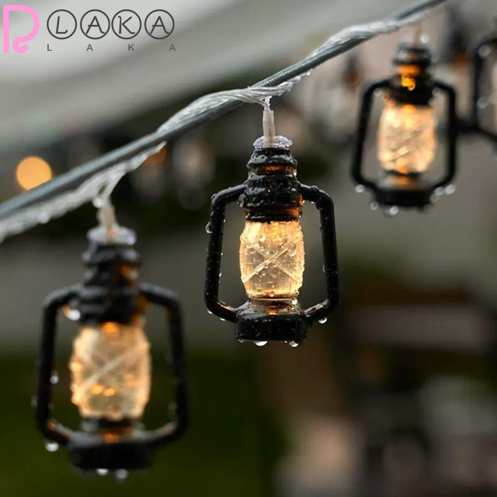 LAKAMIER Dây Đèn Thần Tiên Phong Cách Retro Trang Trí Nhà Cửa