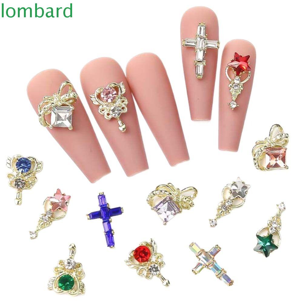 LOMBARD Phụ Kiện Trang Trí Móng Nghệ Thuật 3D Phong Cách Nhật Bản Dành Cho Nữ