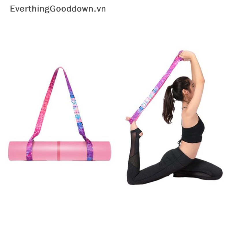 Everthinggooddown Dây Đai Đeo Vai Mang Thảm Tập Yoga Thể Thao Có Thể Điều Chỉnh