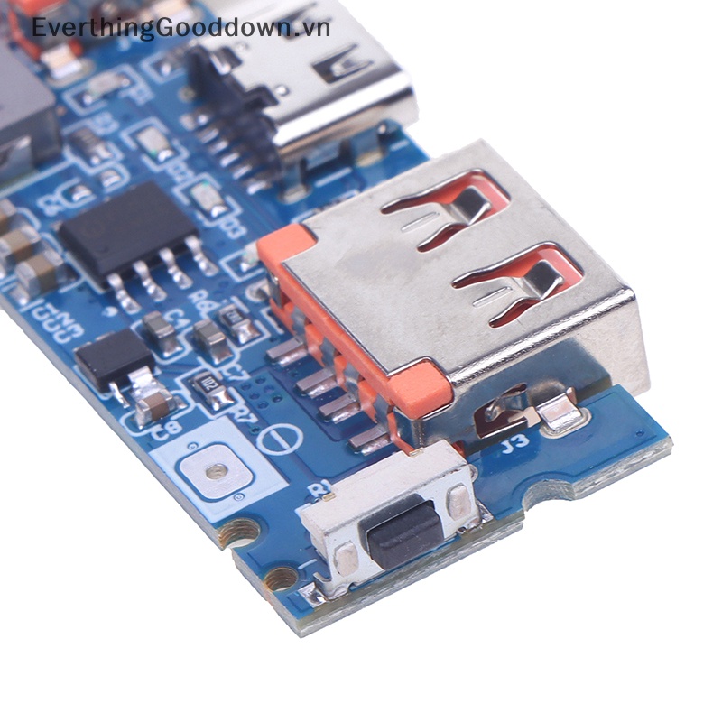 Bảng Mạch Tăng Cường Trích Dẫn 5V 2.4A Micro Type-C USB Kép 18650