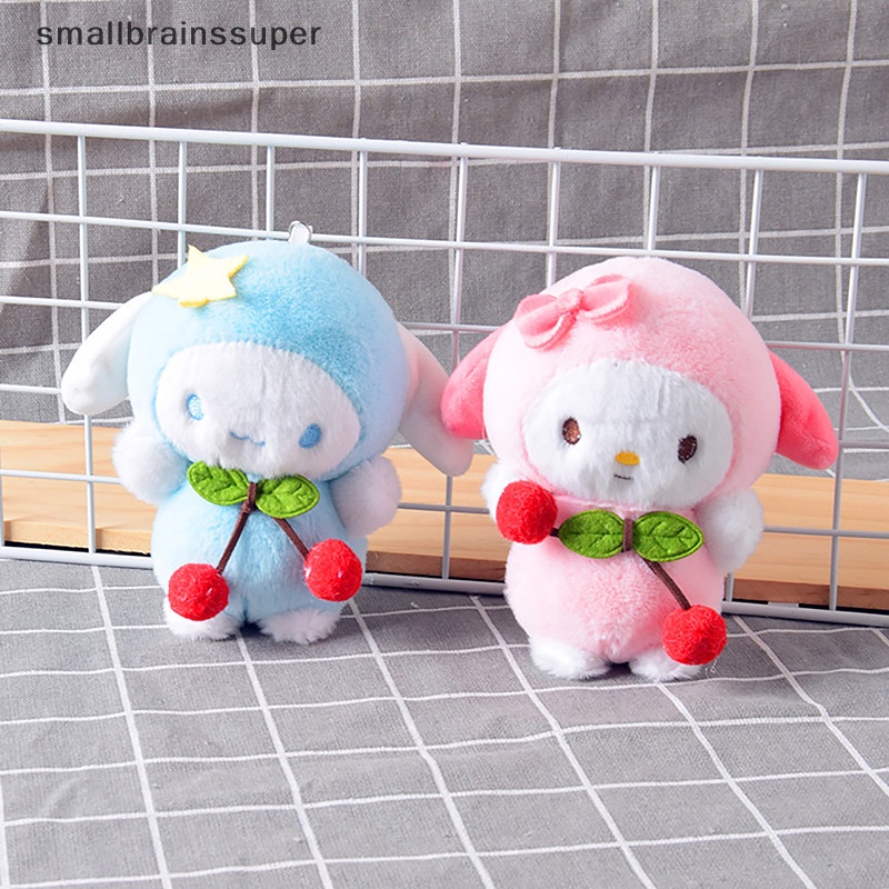 Búp Bê Nhồi Bông Hình Nhân Vật Hoạt Hình Sanrio Kuromi Cherry Cinnamoroll My Melody Dễ Thương Trang Trí Ba Lô / Túi Xách / Quà Tặng SBS