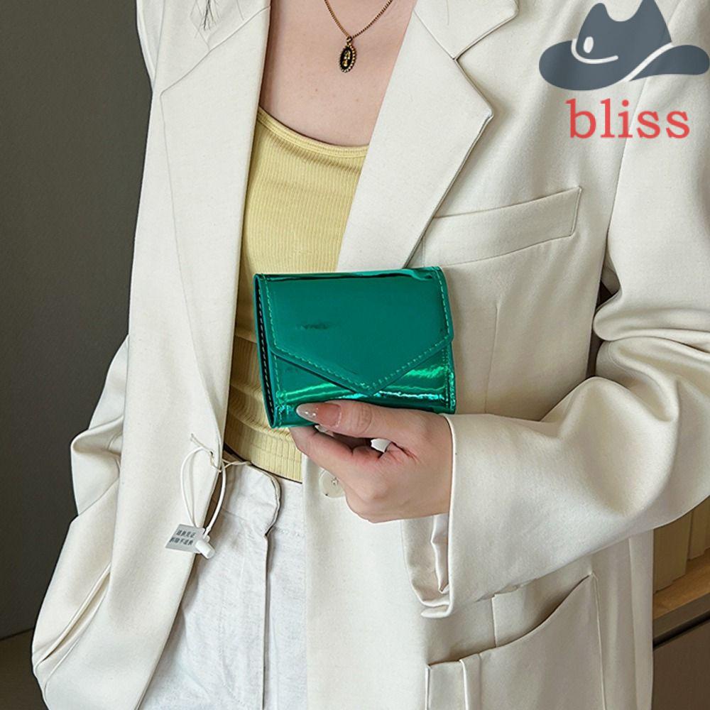 BLISS Ví Da PU Đựng Tiền Và Thẻ Nhiều Ngăn Sức Chứa Lớn Cho Nữ