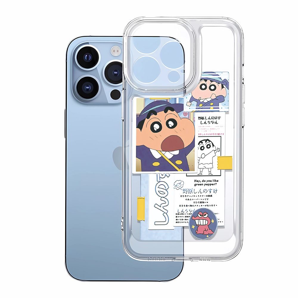 Ốp Điện Thoại Dẻo Họa Tiết Hoạt Hình Shin-Chan Dễ Thương Cho Iphone14Promax 12 1113 78piPhone14Promax 39ZK