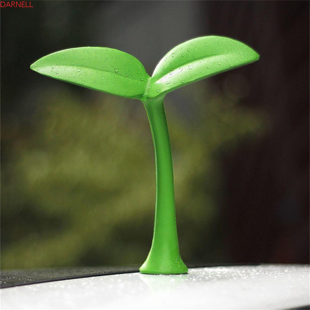 DARNELL Miếng Dán Trang Trí Nóc Xe Hơi Hình Sừng Quỷ 3D Chống Va Chạm