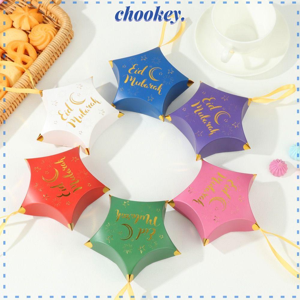 CHOOKEY Set 6 Ngôi Sao / Mặt Trăng Phong Cách Hồi Giáo Thời Trang