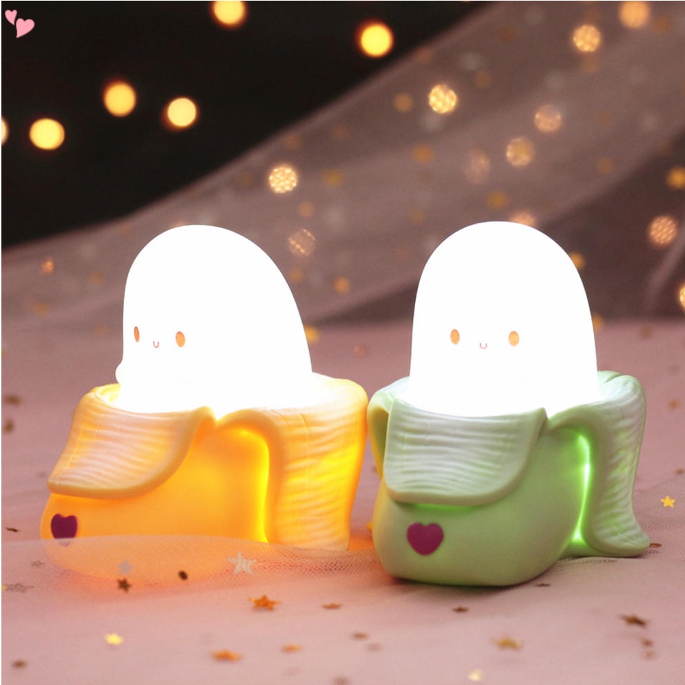 Đèn Ngủ LED Mini Hình Quả Chuối Dễ Thương Sáng Tạo Trang Trí Phòng Ngủ Cho Bé