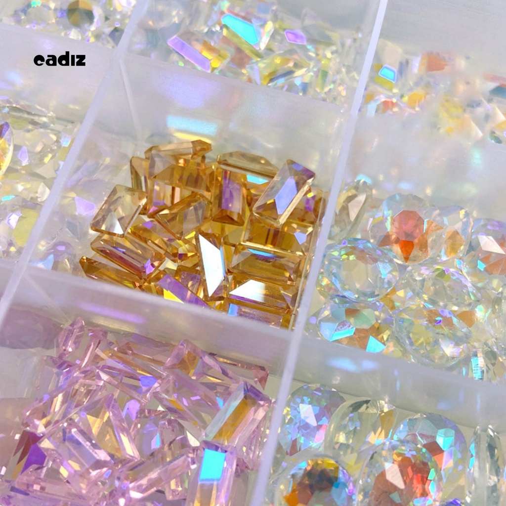 Bộ 20 Hạt Đá 3D Nhiều Màu Sắc Đính Trang Trí Móng Tay Nghệ Thuật