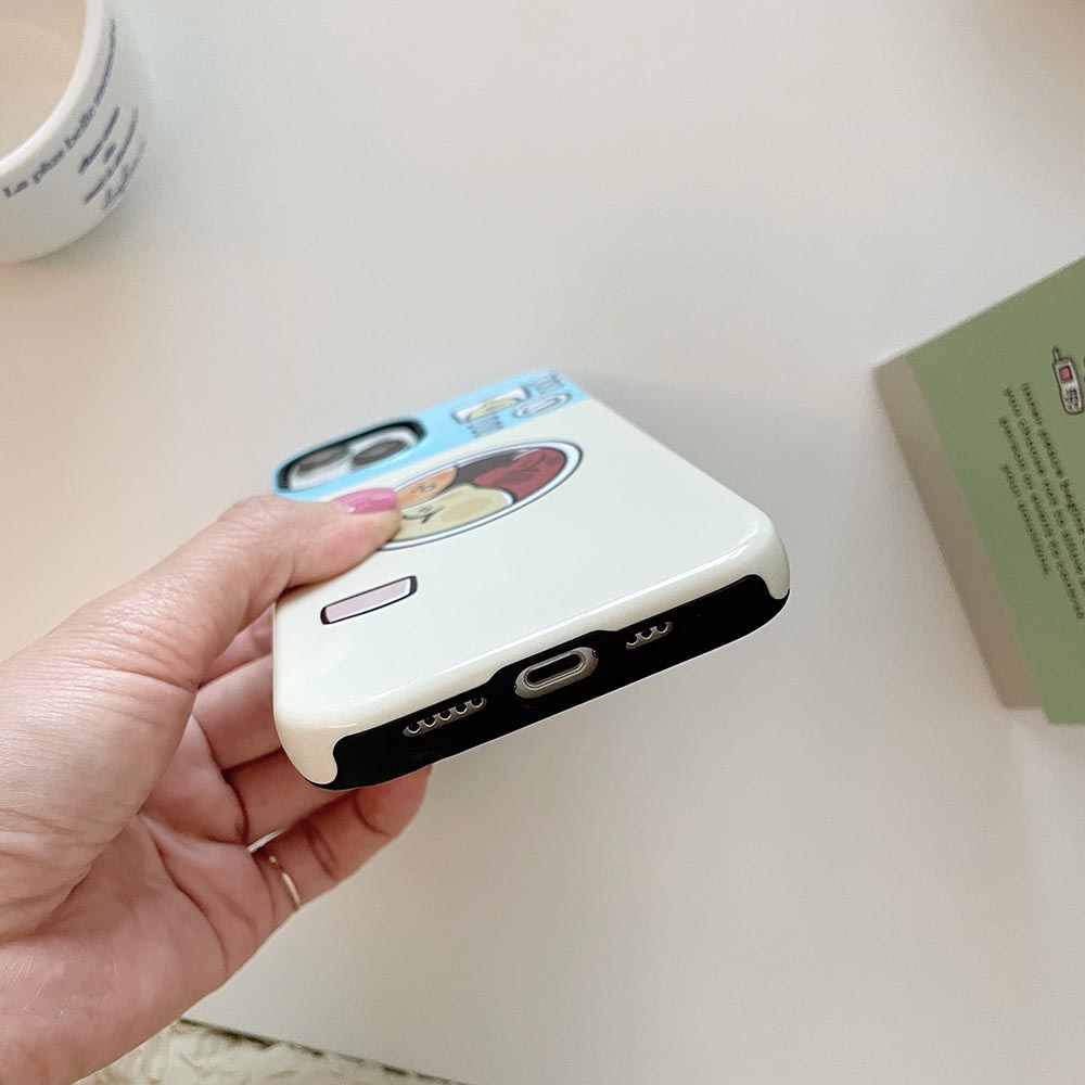 Ốp Điện Thoại Cứng Họa Tiết Hoạt Hình Cho iPhone 11 12 12Pro 12ProMax 13 13Pro 13ProMax 14 14Pro 14ProMax