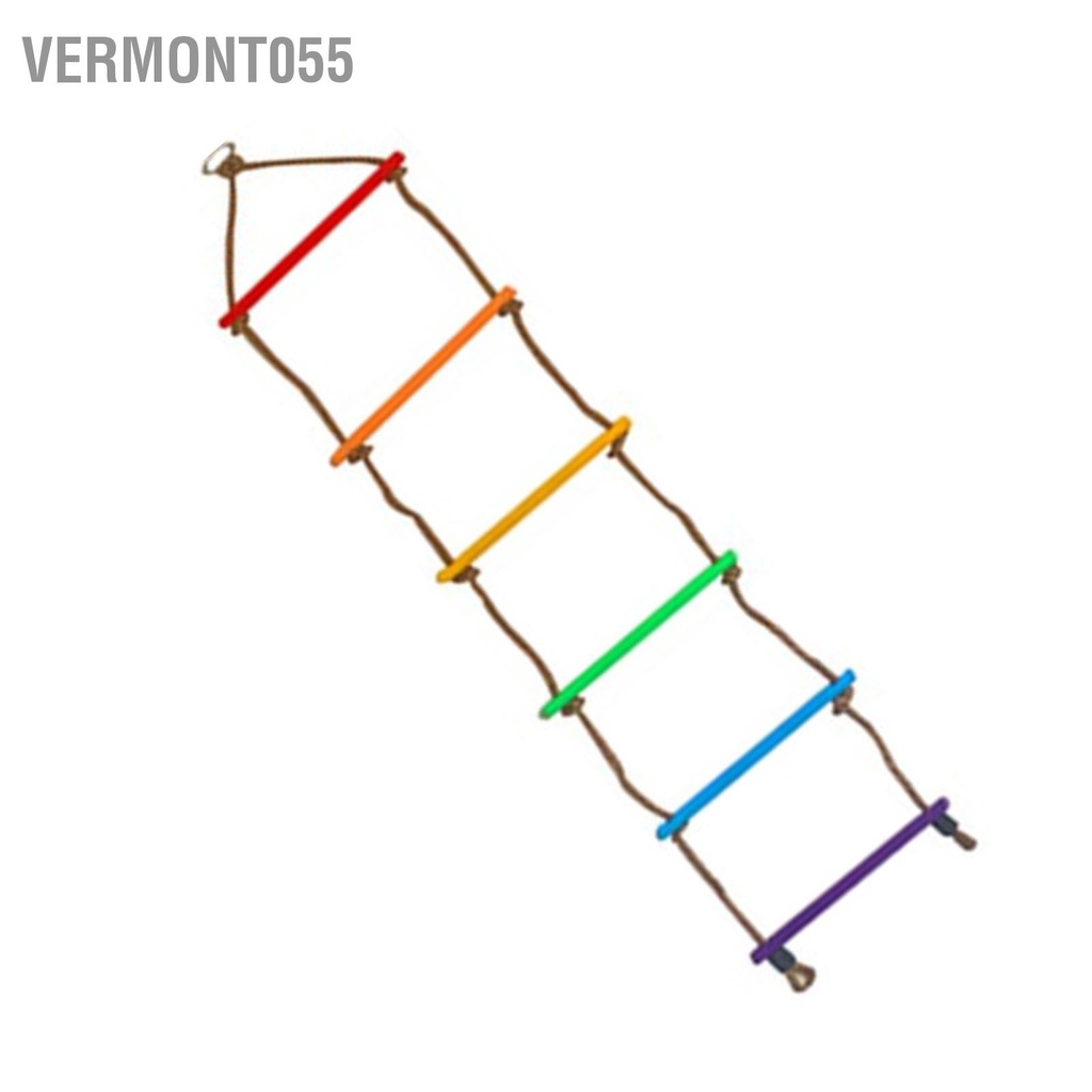 Vermont055 Trẻ Em Leo Dây Thang Lực Kéo Mạnh Nhiều Lớp Dệt Mềm Màu Sắc Nhà Núi Huấn Luyện Phụ Kiện Cho Gia Đình