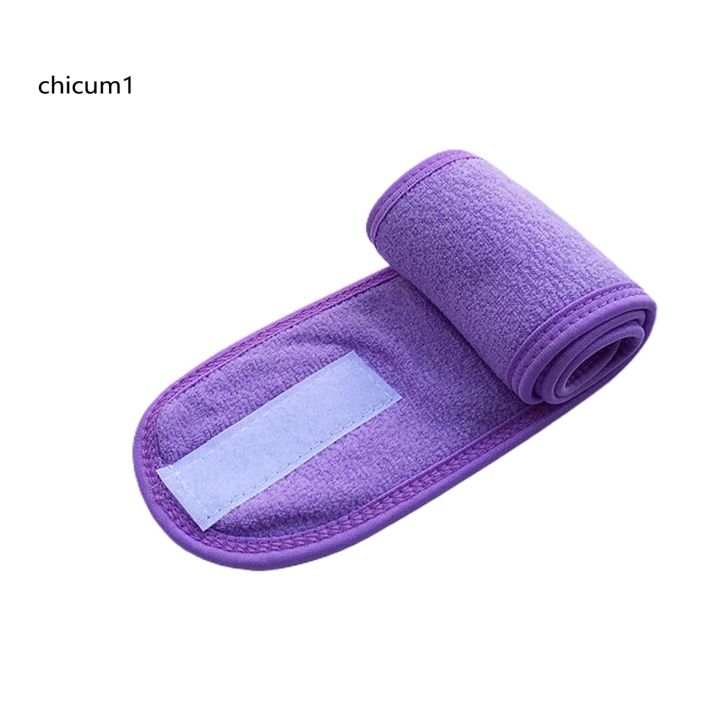 Băng Đô Cài Tóc Bản Rộng Tùy Chỉnh Tiện Dụng Cho SPA / Rửa Mặt