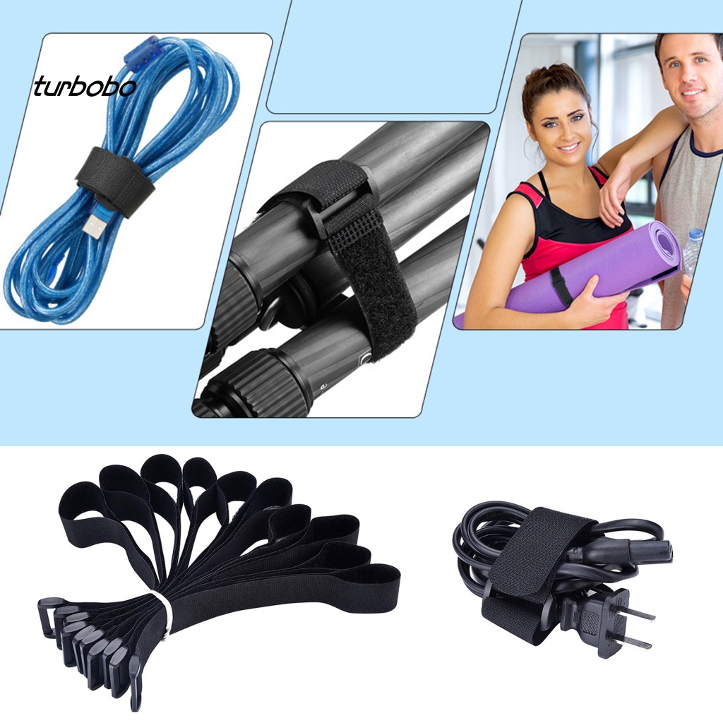 Set 5 Dây Khóa Cố Định Tay Lái Xe Đạp Bằng Nhựa Chống Mòn Đa Năng