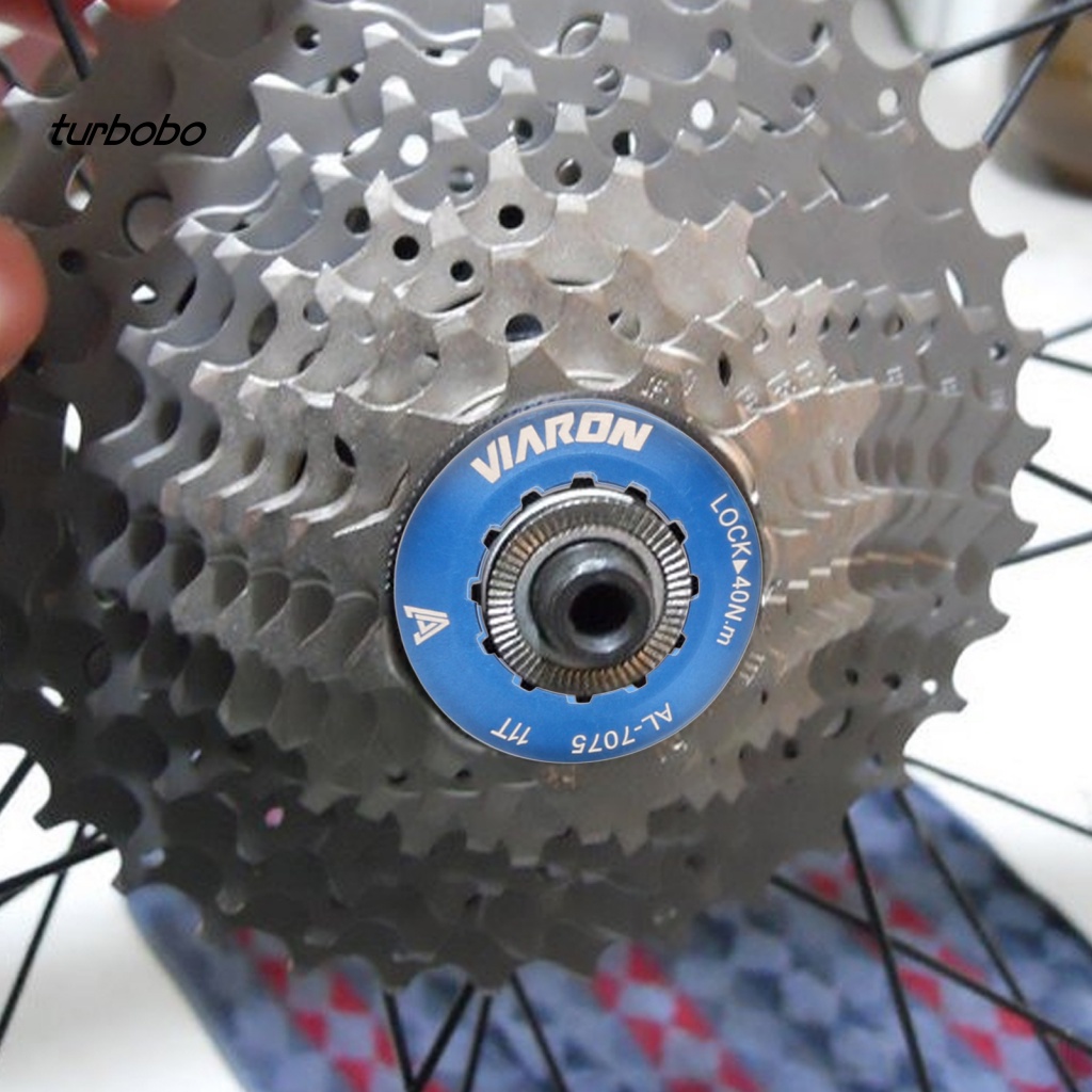 Set 4 Khóa Bánh Đà Bảo Vệ Chống Ăn Mòn Bằng Hợp Kim Nhôm Cho Xe Đạp