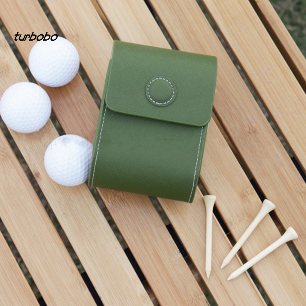 Túi Giả Da Đựng Bóng Golf Chống Trầy Chống Thấm Nước Đeo Hông Tiện Dụng