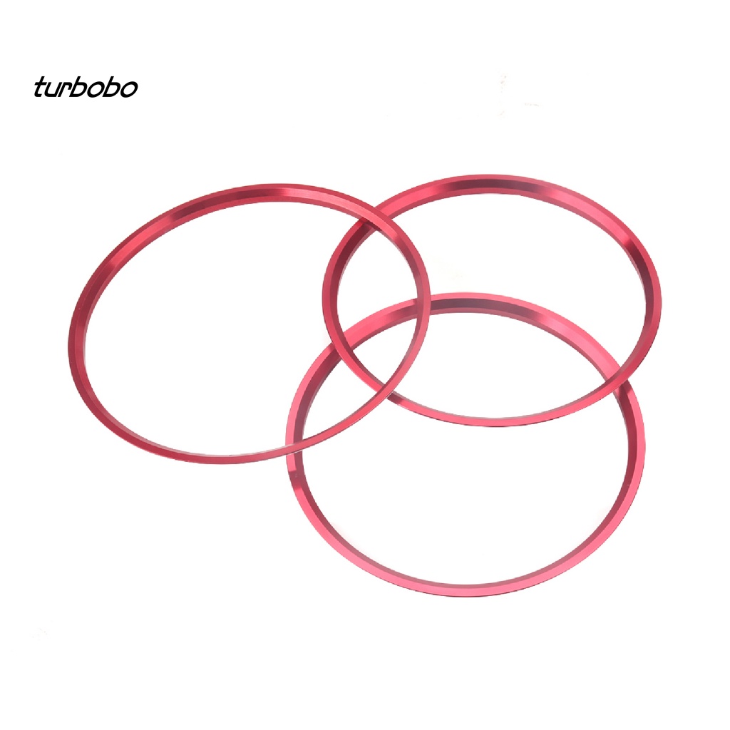 Set 5 Vòng Đệm Tự Dính Trang Trí Lỗ Thông Gió Máy Điều Hòa Xe Hơi A / B Class CLA GLA180 200 220 250 260