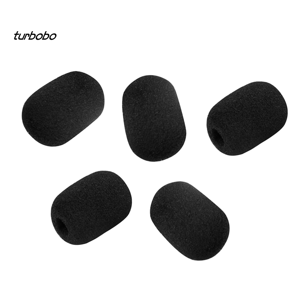 Set 10 Mút Xốp Mềm Chắn Gió Bọc Đầu Micro Thay Thế Chuyên Dụng Cho Các Cuộc Họp