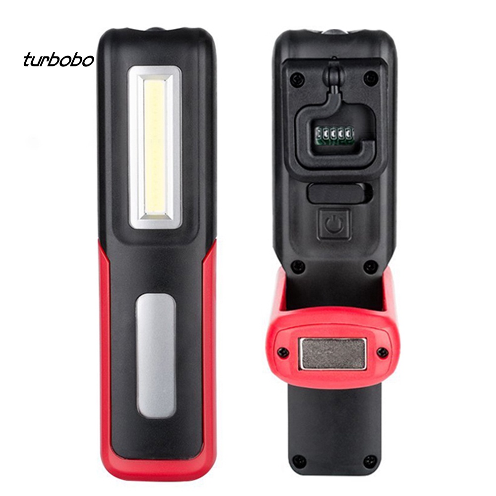 Đèn Pin LED COB Hít Nam Châm Có Thể Sạc Lại Bằng Cổng USB Mang Đi Tiện Lợi