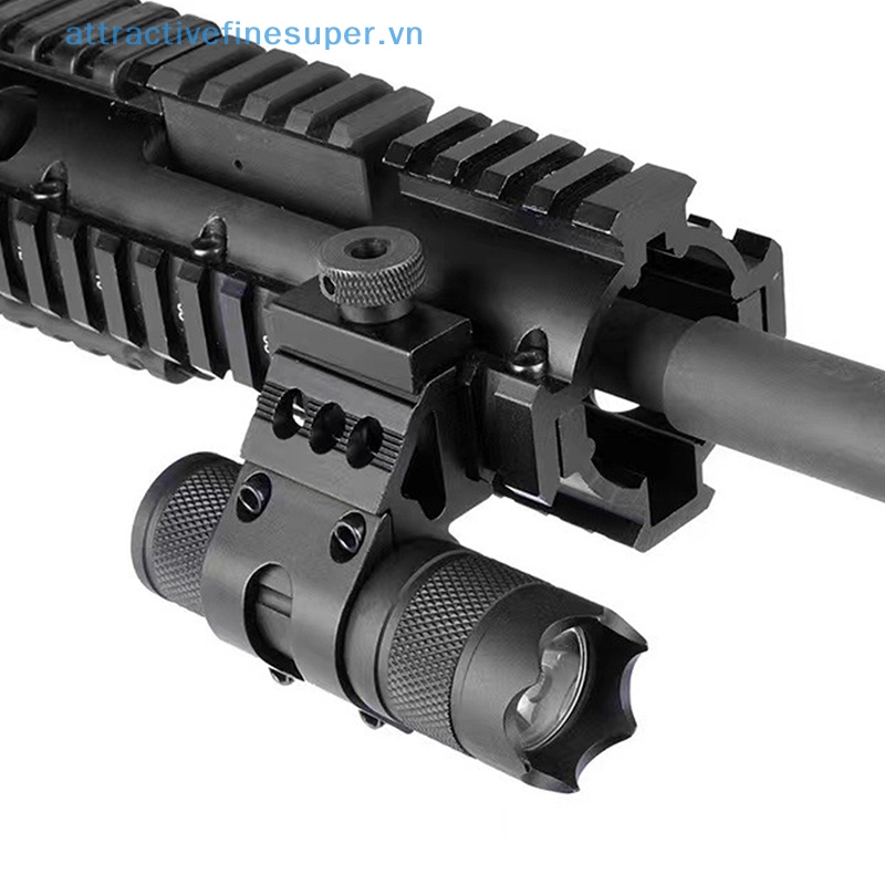 Ngàm Gắn Đèn Pin AFS 25.4mm / 30mm 20mm-22mm Chuẩn Picany / Weaver Rail 45 Độ