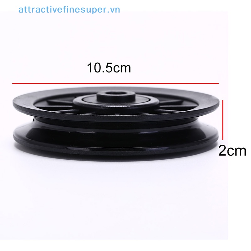 1 Vòng Bi Ròng Rọc 105mm Chống Mài Mòn Bánh Xe Ròng Rọc 105mm Màu Đen Chống Mòn Dùng Để Tập Gym Bánh Xe Ròng Rọc 105mm 105mm Chuyên Dụng Chất Lượng Cao