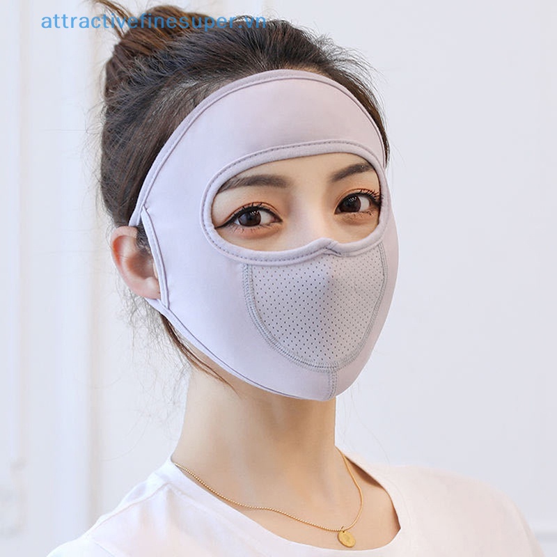 Afs Khẩu Trang Lụa Lạnh Chống Tia UV Dùng Khi Chạy Xe Đạp / Xe Máy
