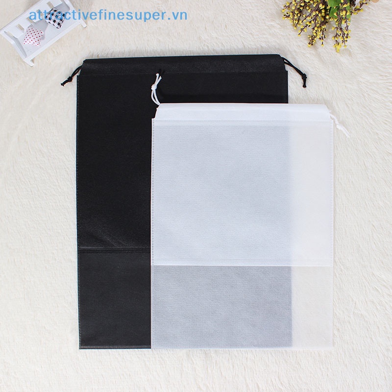Túi Dây Rút Vải Không Dệt Đựng Giày Dép Tiện Dụng Cho Nam Và Nữ