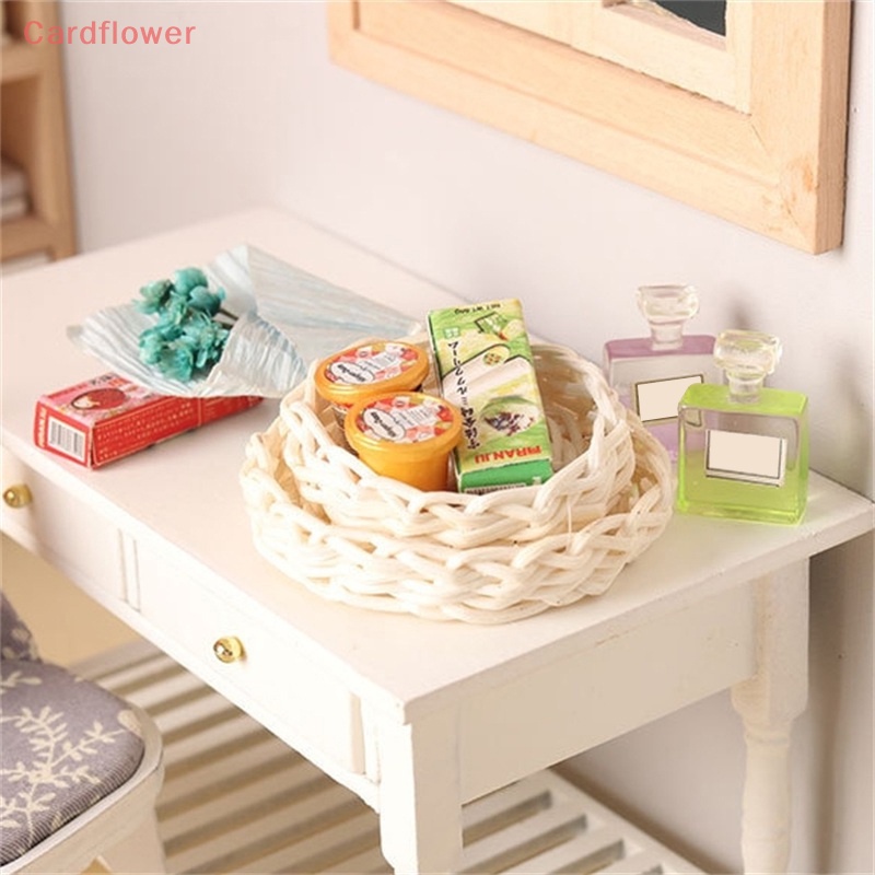 Giỏ Đựng Trái Cây / Thức Ăn Trang Trí Nhà Búp Bê 1: 12 Mới