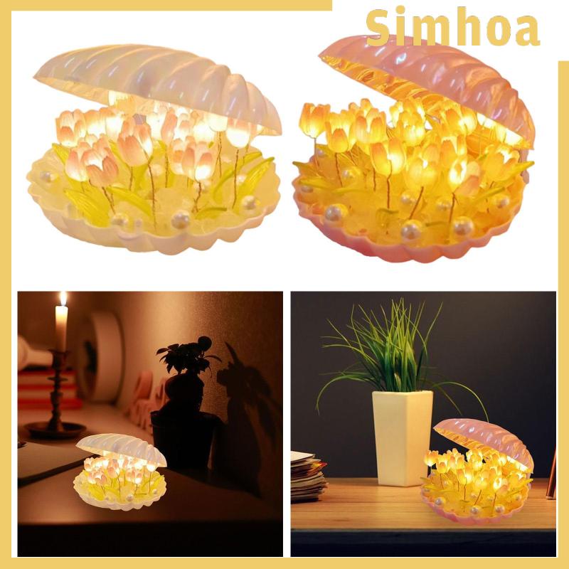 Đèn Ngủ LED Hình Vỏ Sò / Bông Hoa Độc Đáo Trang Trí Phòng Ngủ / Tiệc Cưới DIY