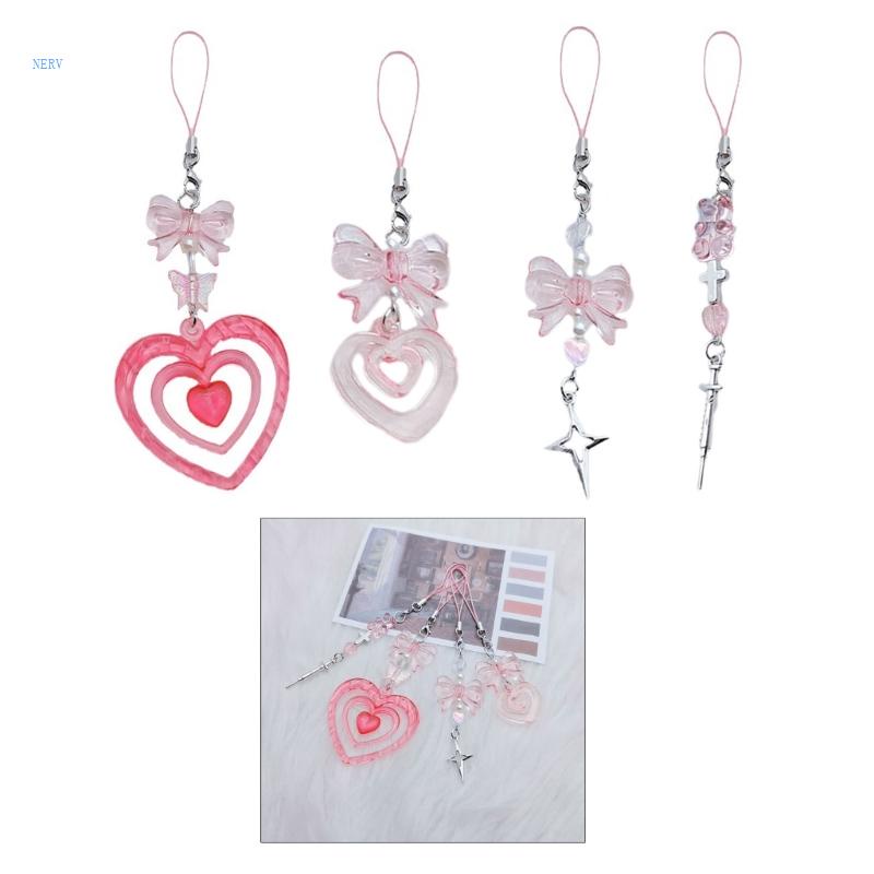 Dây Đeo Điện Thoại / Ví Hình Ngôi Sao / Trái Tim / Nơ Xinh Xắn