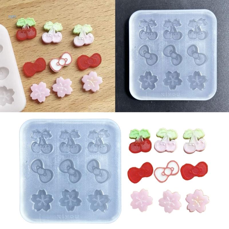 Khuôn Silicone Đổ Resin Hình Nơ Xinh Xắn