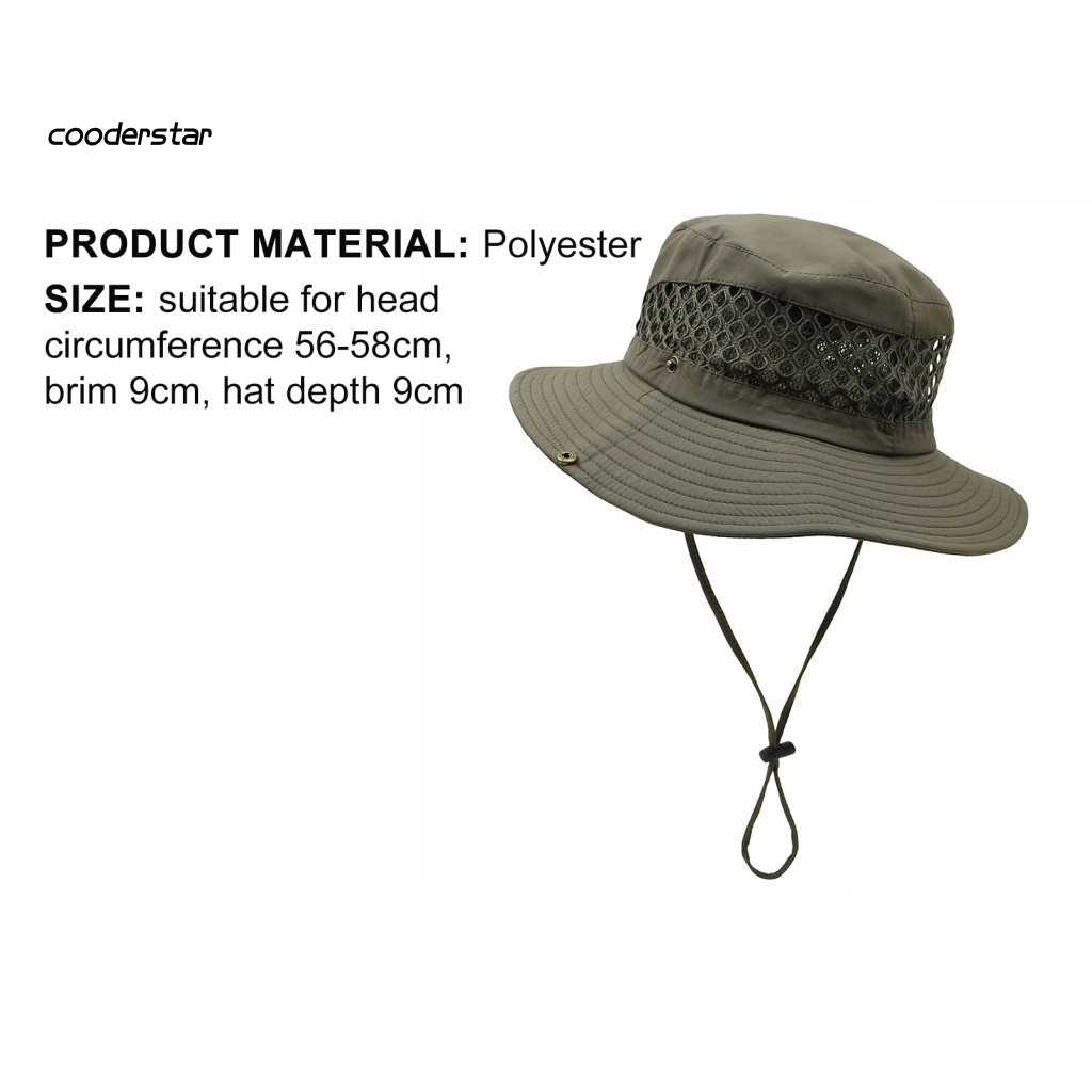 Mũ Tai Bèo Rộng Vành Chất Liệu Cotton Có Thể Gấp Gọn Dùng Khi Đi Leo Núi / Câu Cá Trẻ Trung