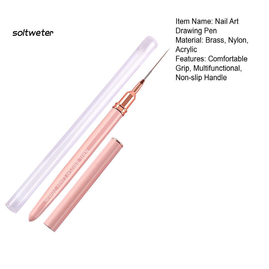 Giá Đỡ Cọ Vẽ Trang Trí Móng Nghệ Thuật Linh Hoạt Bằng Acrylic Mềm Mịn