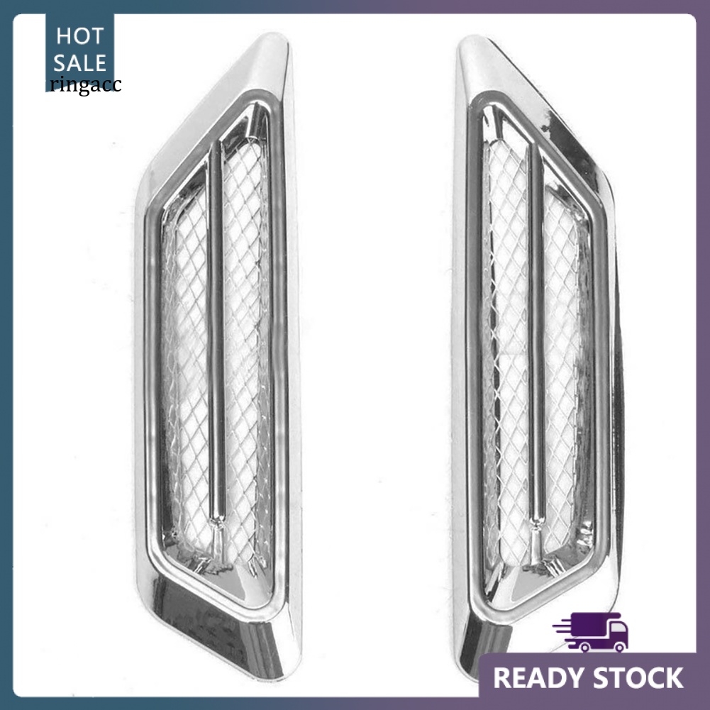 FENDER Bộ 2 Miếng Dán Trang Trí Lỗ Thông Gió Xe Hơi