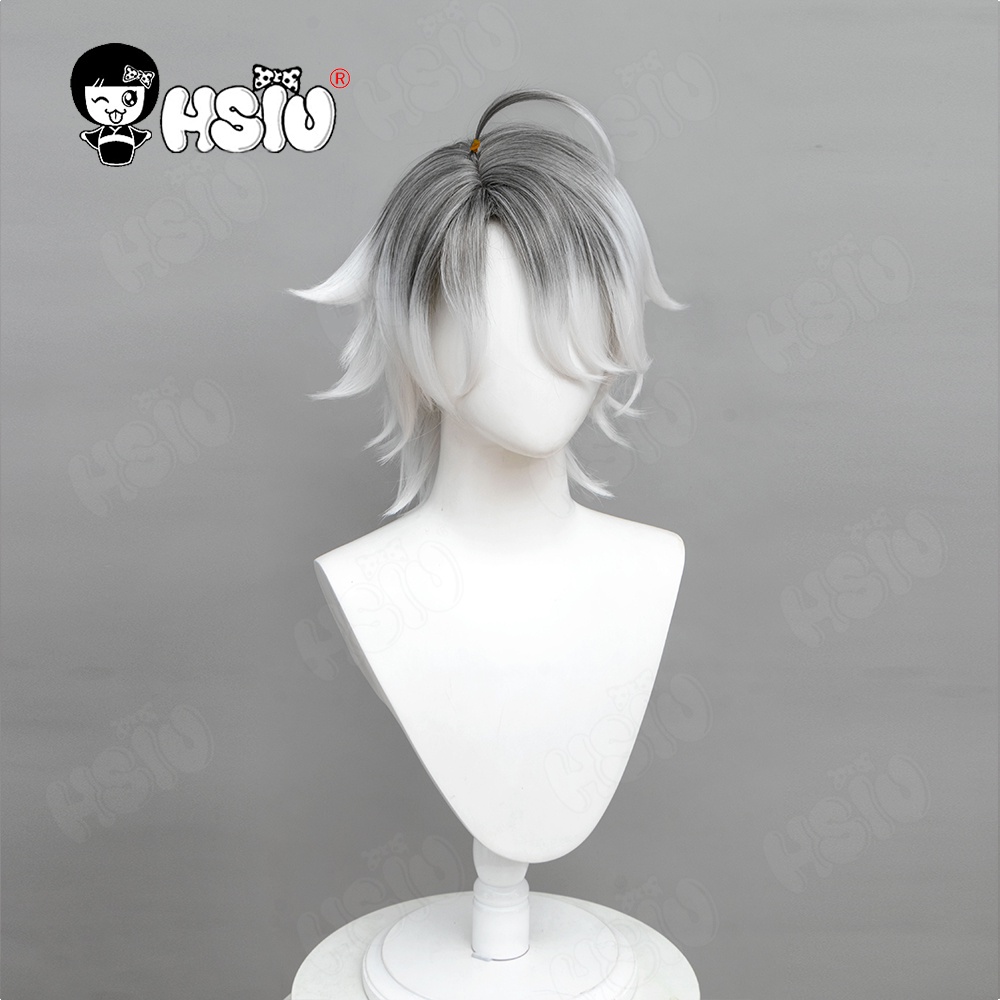 Bộ Tóc Giả Ngắn 35cm + Mũ Đội Hóa Trang Nhân Vật Game Identity V Emil