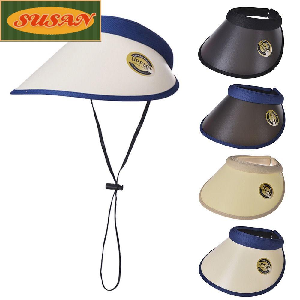 SUSANS Mũ Lưỡi Trai Thể Thao Bằng Nhựa PVC Cho Nam &amp; Nữ