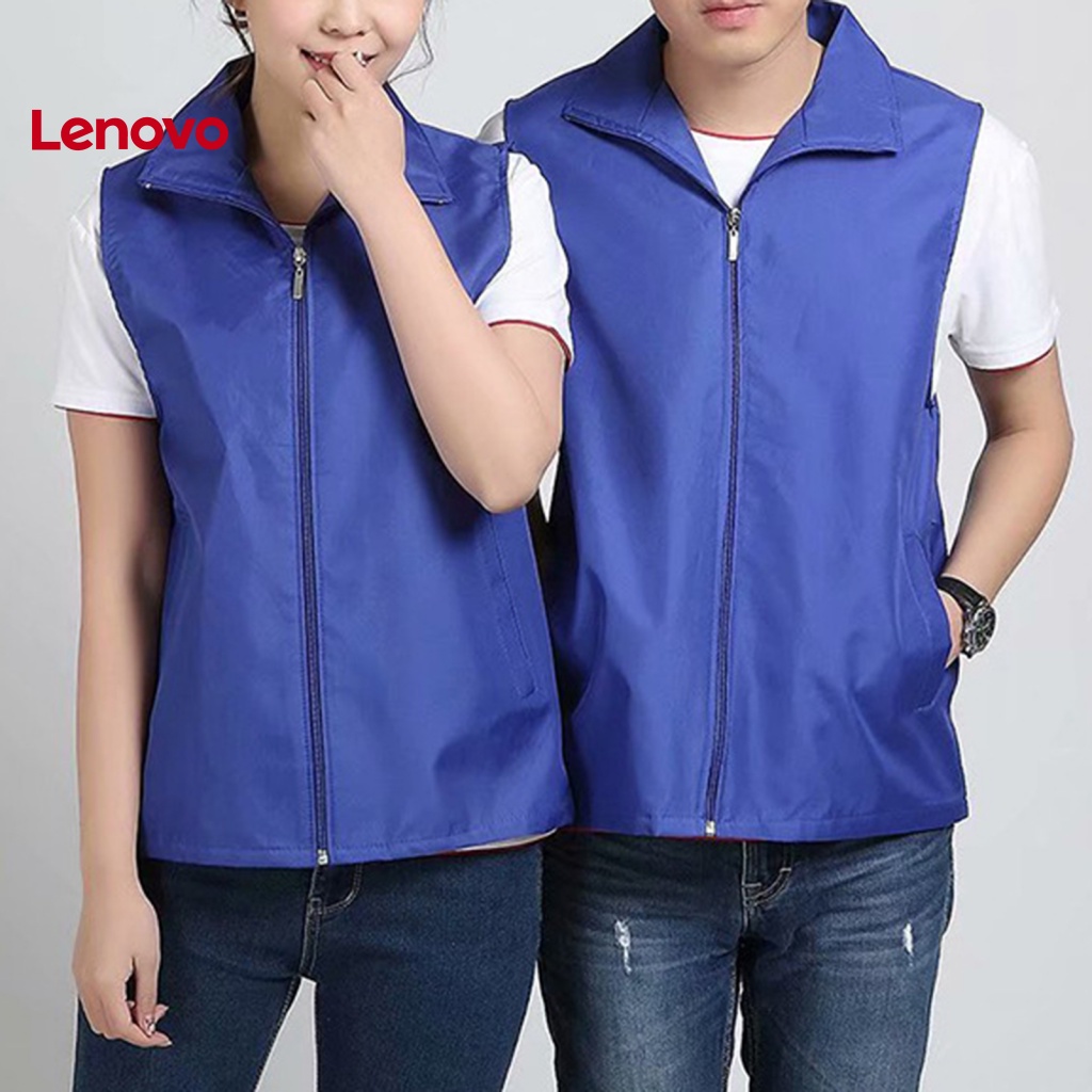 Áo Khoác Lưới Không Tay Có Khóa Kéo Màu Sắc Tươi Sáng Phù Hợp Cho Hoạt Động Ngoài Trời