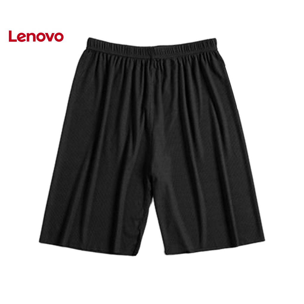 Quần Short Ngủ Bằng Lụa Lạnh Ống Rộng Lưng Co Giãn Thoáng Khí In Họa Tiết Hoa Hướng Dương Cho Nam