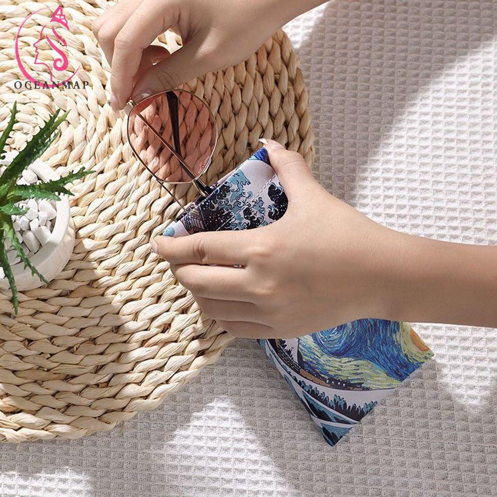 OCEANMAP Túi Đựng Mắt Kính / Trang Sức / Mỹ Phẩm Bằng Da PU Mềm Tự Đóng Gói Trang Sức Tiện Dụng