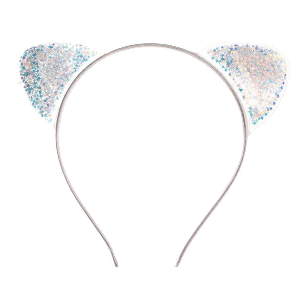 ANEMONE Băng Đô Cài Tóc Đính Kim Sa Lấp Lánh Thời Trang Hàn Quốc