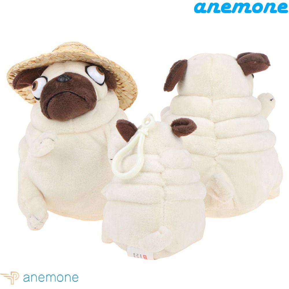 ANEMONE Chú Chó Pug Nhồi Bông Mềm Mại Đáng Yêu Trang Trí Nhà Cửa
