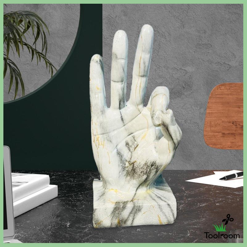 Đồ trang trí Tượng Cử Chỉ Ok Bằng Nhựa Resin Trang Trí Bàn / Hành Lang / Quán Bar / Nhà Cửa