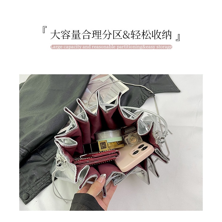 Túi Đeo Vai / Đeo Dưới Cánh Tay Quai Xích Xếp Ly Mới Cho Nữ