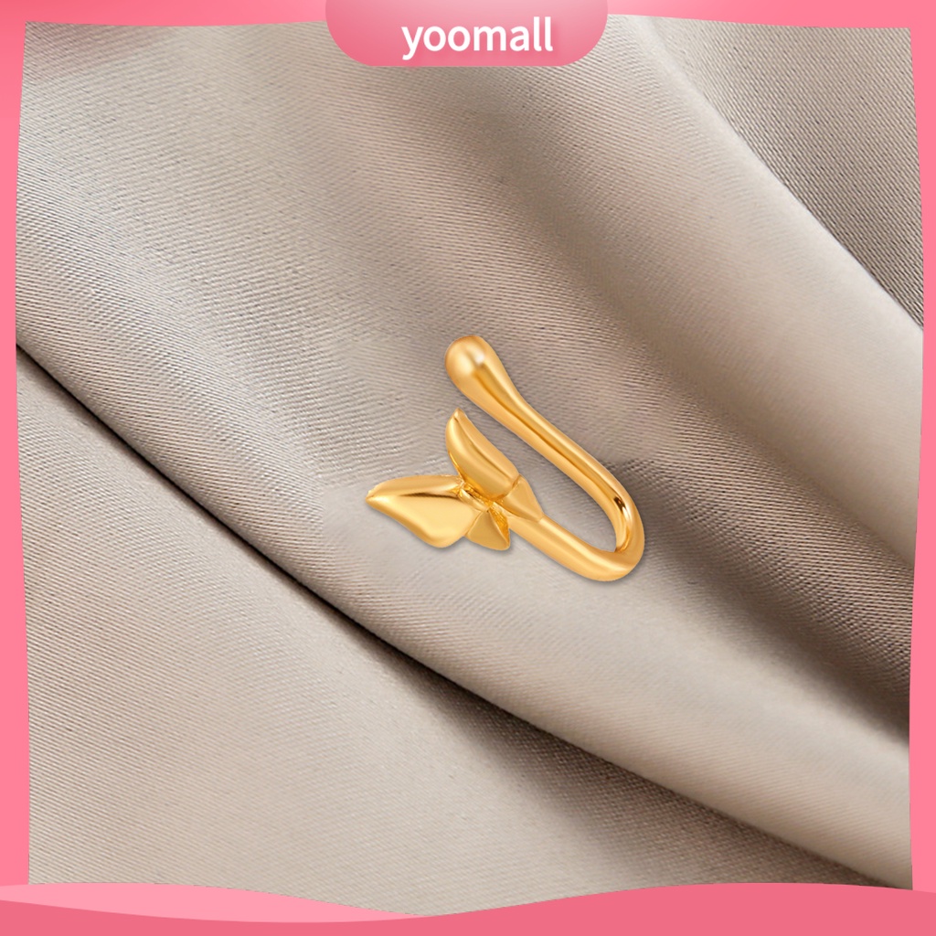 Khuyên Mũi Hình Chữ U Đính Đá Lấp Lánh Nhiều Kiểu Dáng Thời Trang