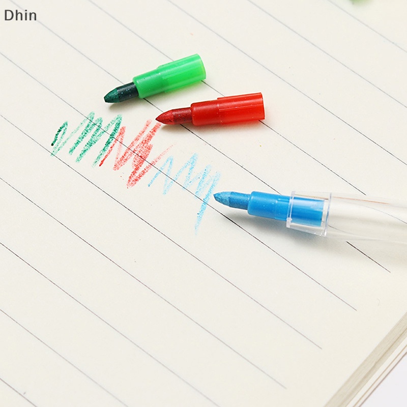 [Dhin] Crayon Creative DIY Replaceable Crayons Oil Pastel Creative Colored Pencil Graffiti Pen For Kids Paing Drawing Cute Stationery COD